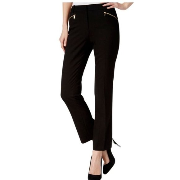 Calvin Klein Pants & Jumpsuits Calvin Klein Black Work Pants Gold
